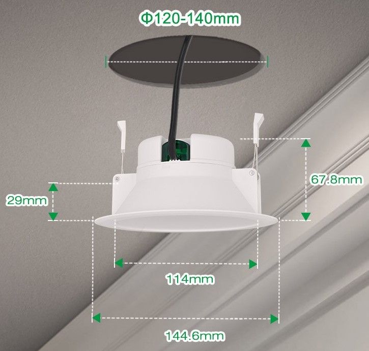 LED Tecto 14W IP44 1200Lm (Pack 6 Unidades)