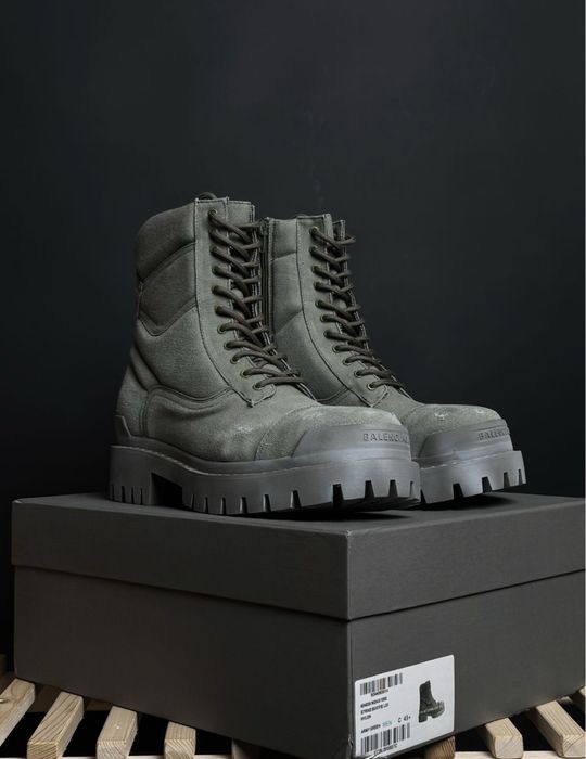 Зимові Ботинки Balenciaga Strike Boots чоботи