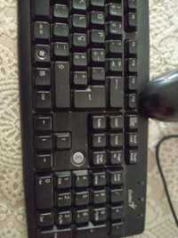 Teclado e rato a funcionar