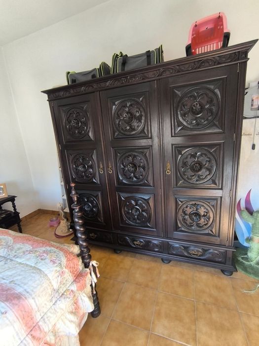 Mobilia de quarto antiga completa