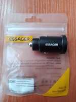 Автомобильная зарядка Essager USB, Type-C PD3.0, QC4.0 30Вт