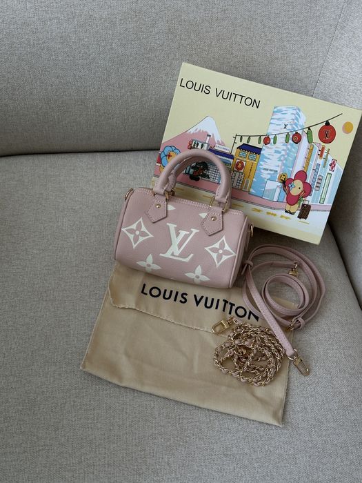 Torebka Louis Vuitton speedy nano mini pink