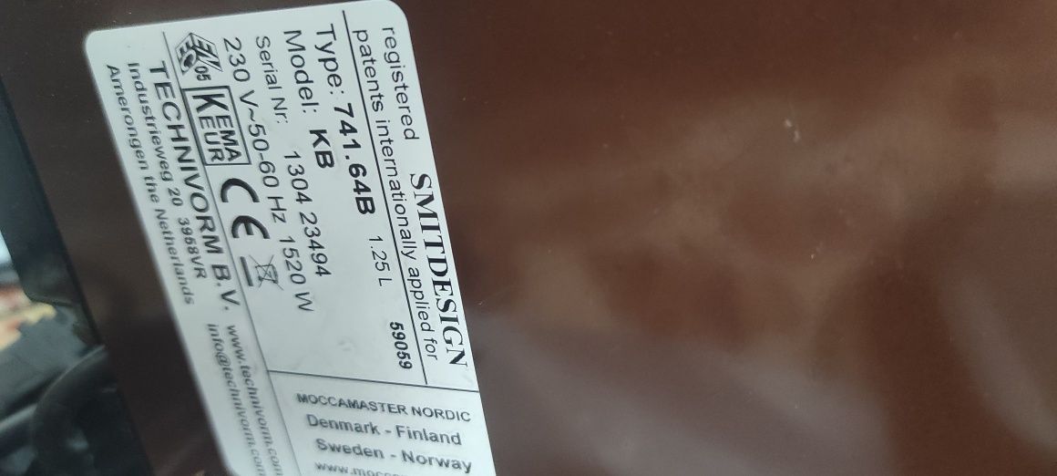 Ekspres przelewowy Moccamaster KB 741.64b