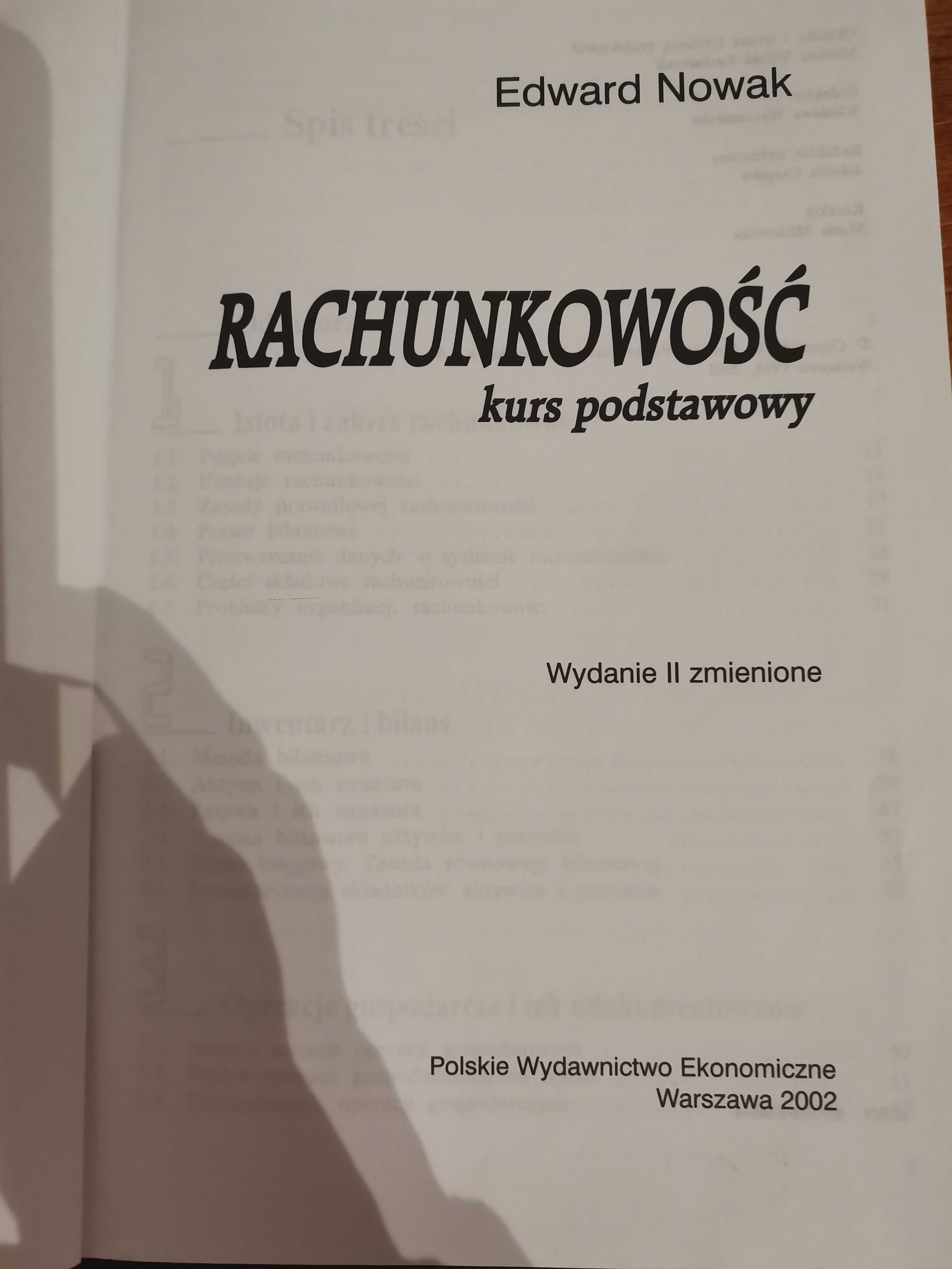 Książka "Rachunkowość" kurs podstawowy