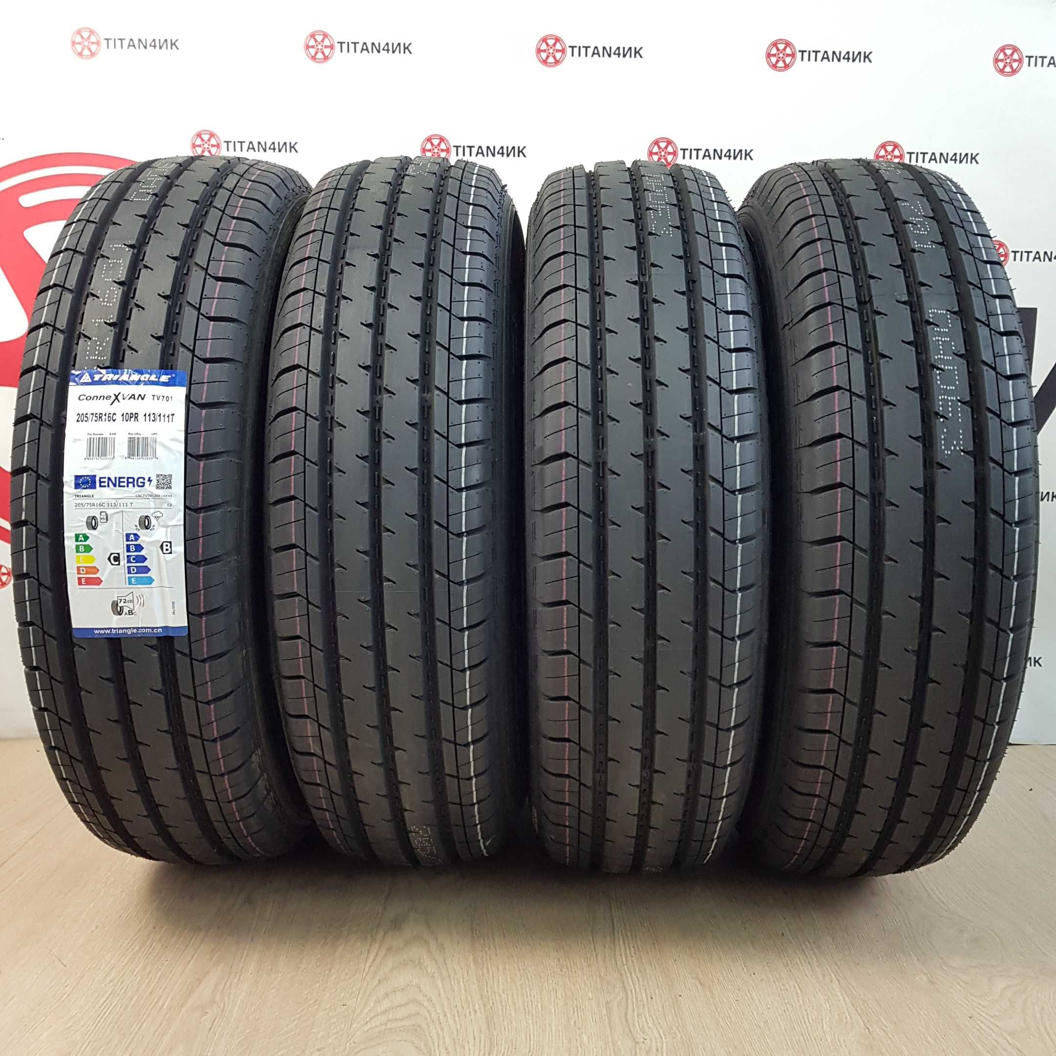 НОВІ Шини літні 205/75 R16C TRIANGLE TV701 113/111T колеса 16C 23рік