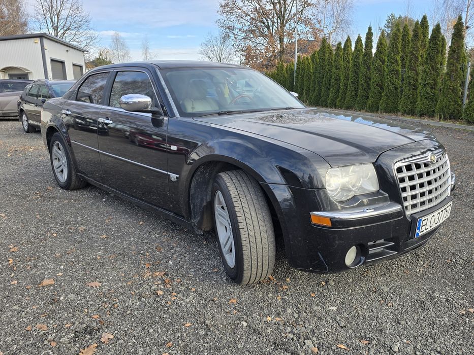 Chrysler 300c 3.0 CRD 2006r Skrzynia Automat Czarny Bogato wyposażony