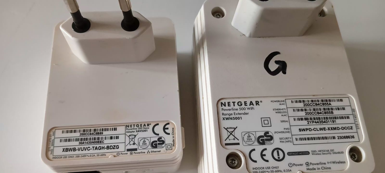 Adapter Netgear XWN5001.