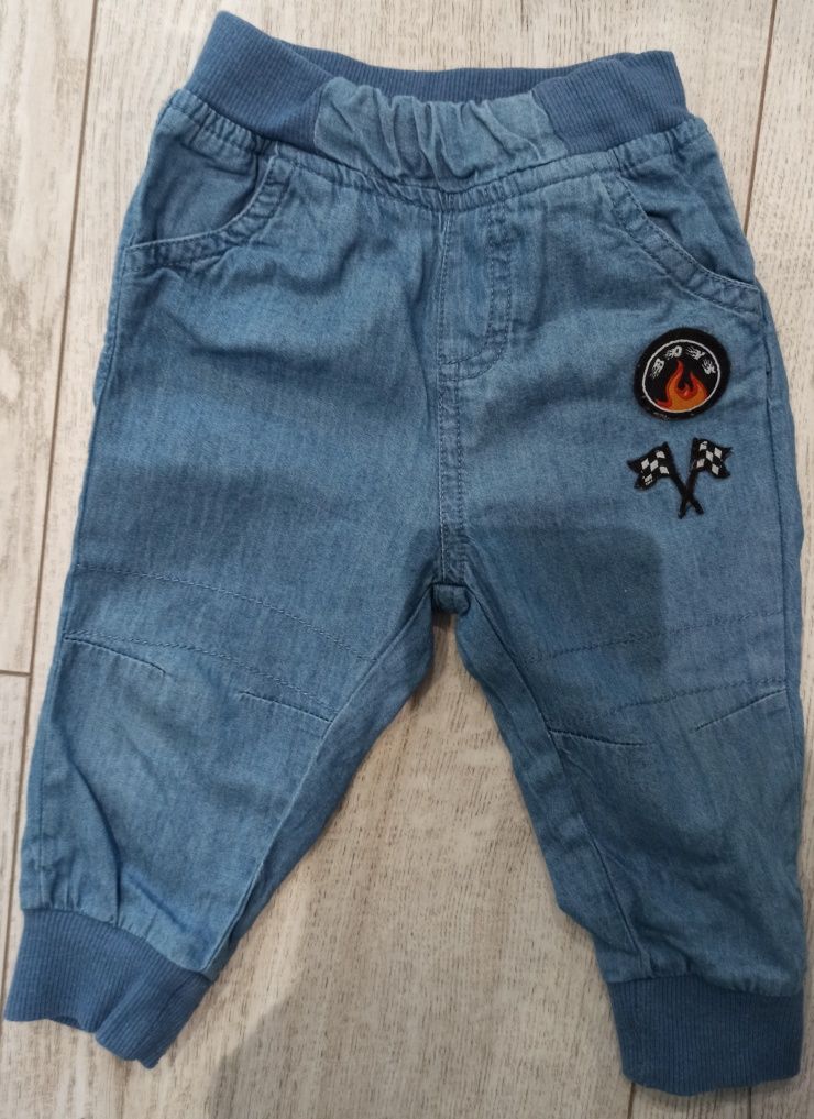 Spodnie niemowlęce materiałowe a'la jeans