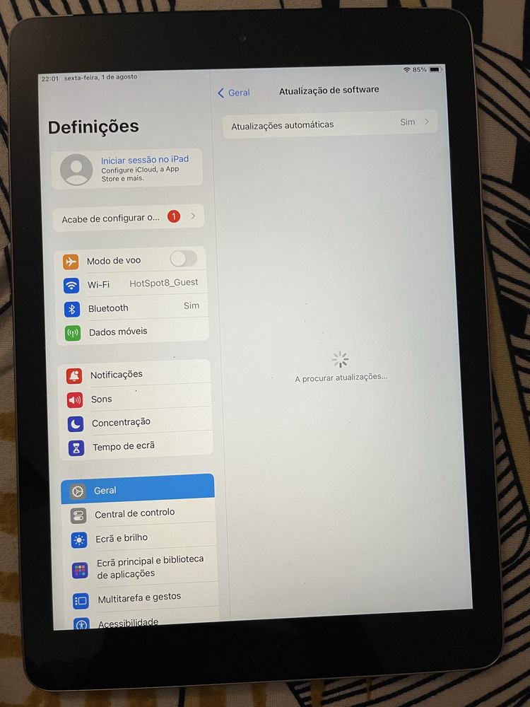 Ipad 6a geracao 128gb wifi+celular