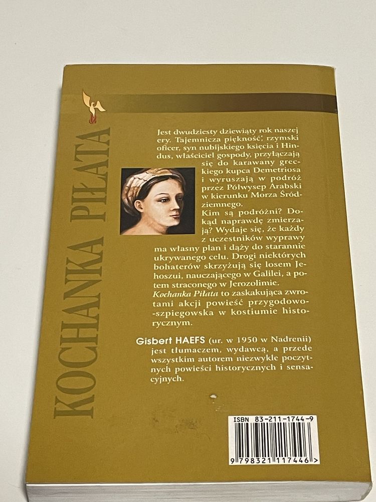 Książka Kochanka Piłata Gisbert Haefs