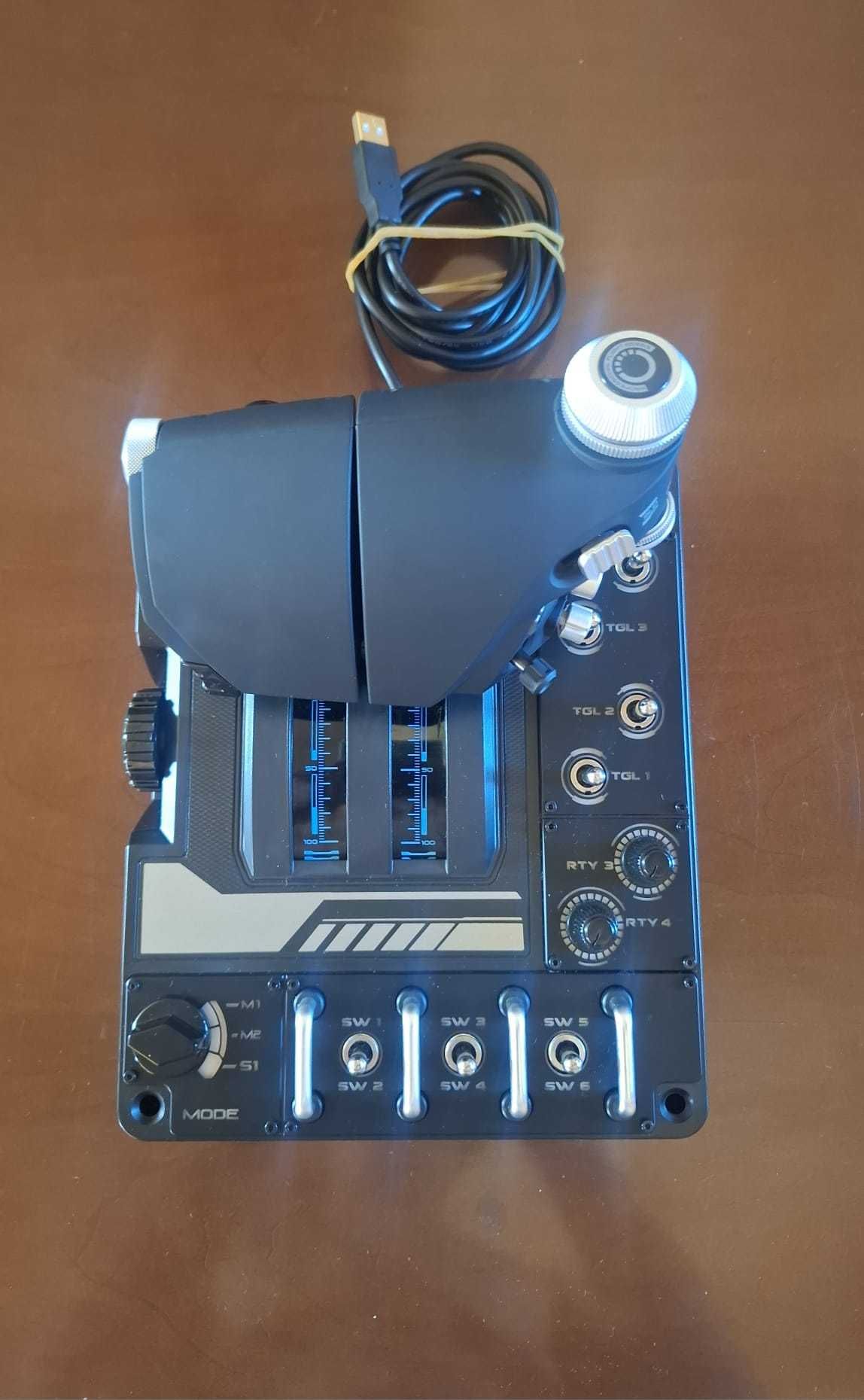 Zestaw HOTAS X56 joystick i przepustnica. Stan jak nowy. Super OKAZJA!