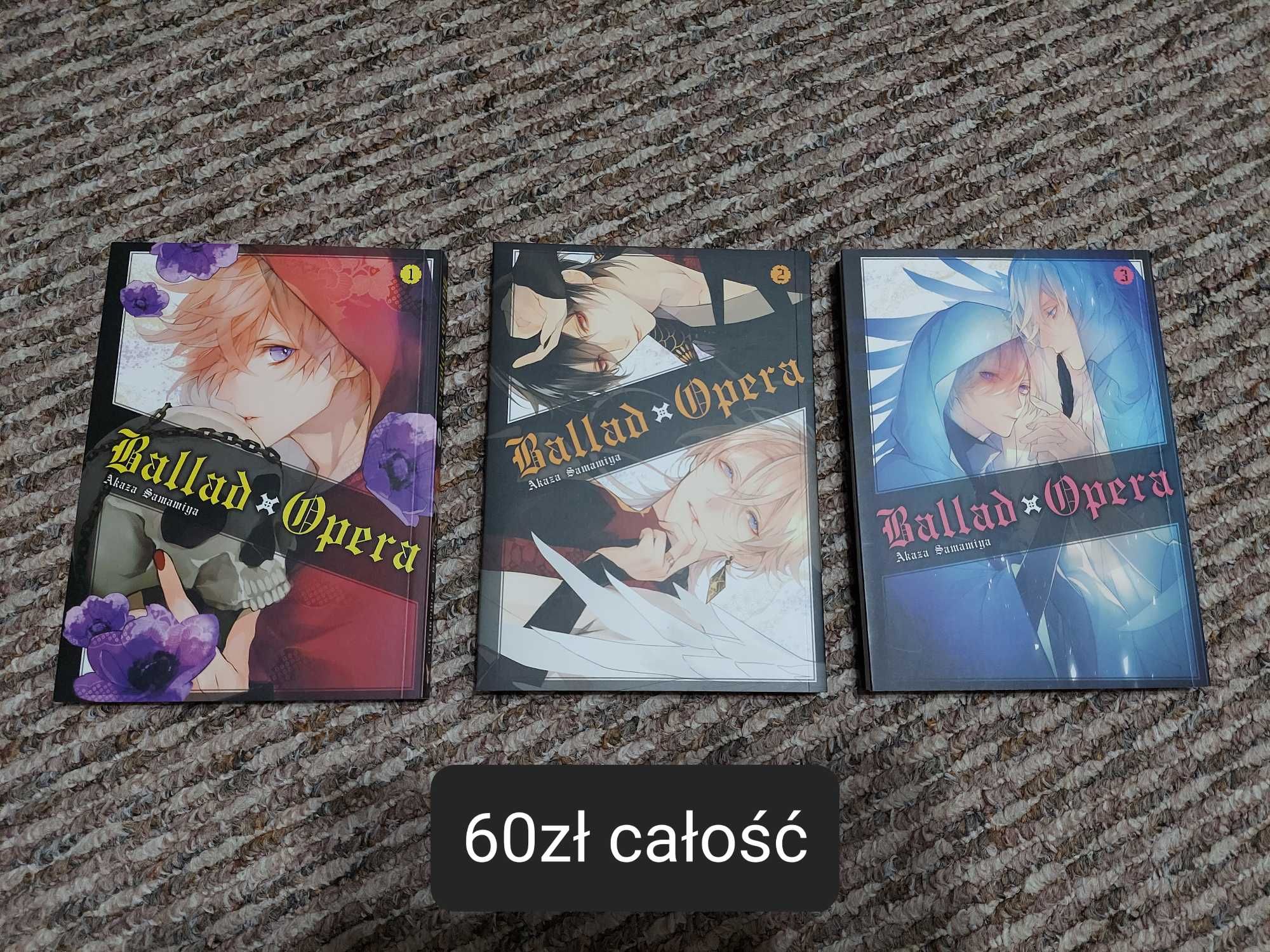 Manga Ballad x Opera tomy 1-3, Akaza Samamiya, wyd. kotori