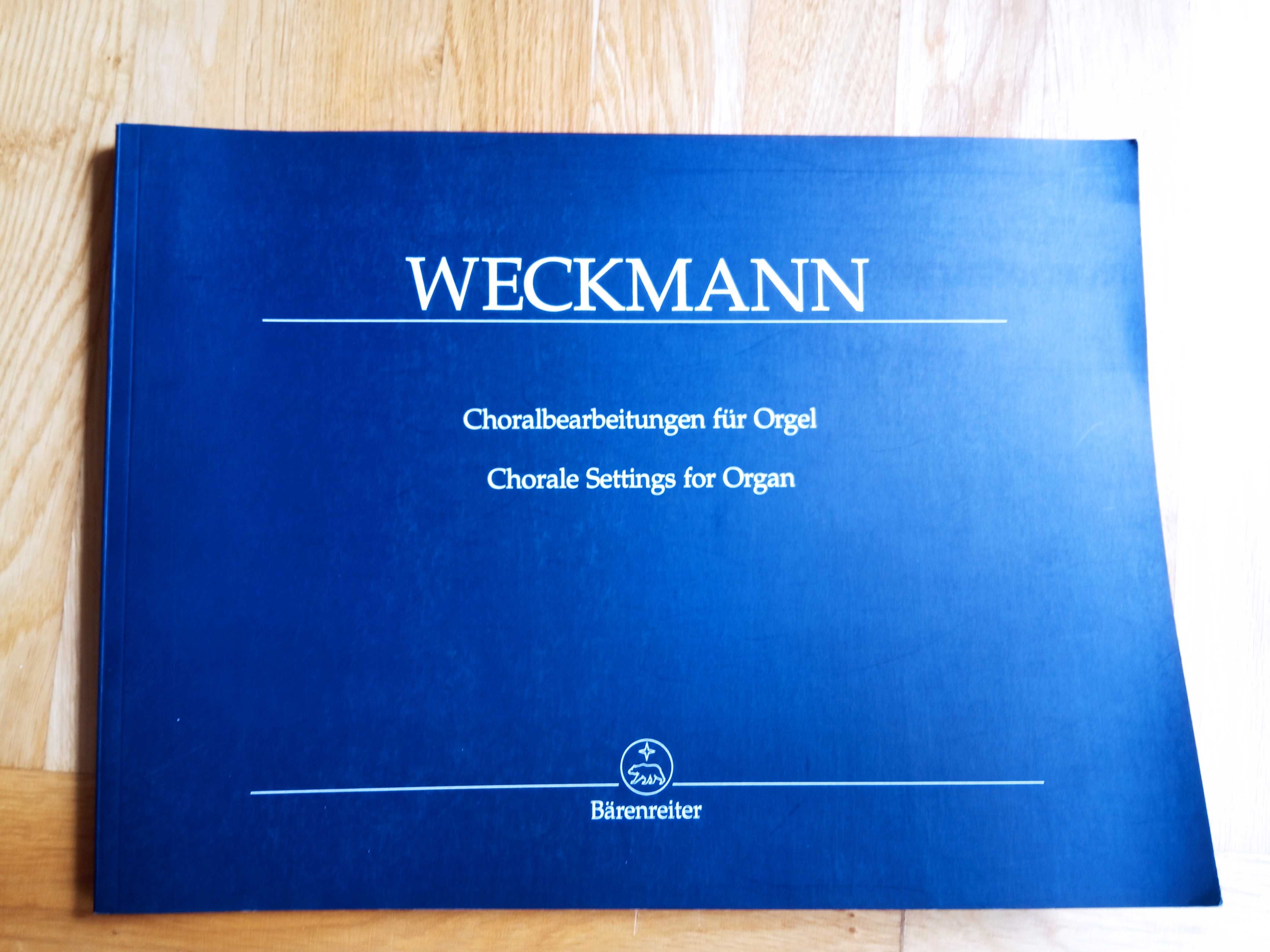 Weckmann Matthias, Choralbearbeitungen fuer Orgel, wyd. Baerenreiter