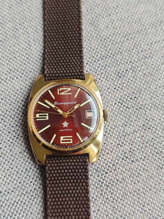 STOP-SEKUNDA wojskowy KOMANDIRSKIJE zegarek mechaniczny KOMANDIR retro
