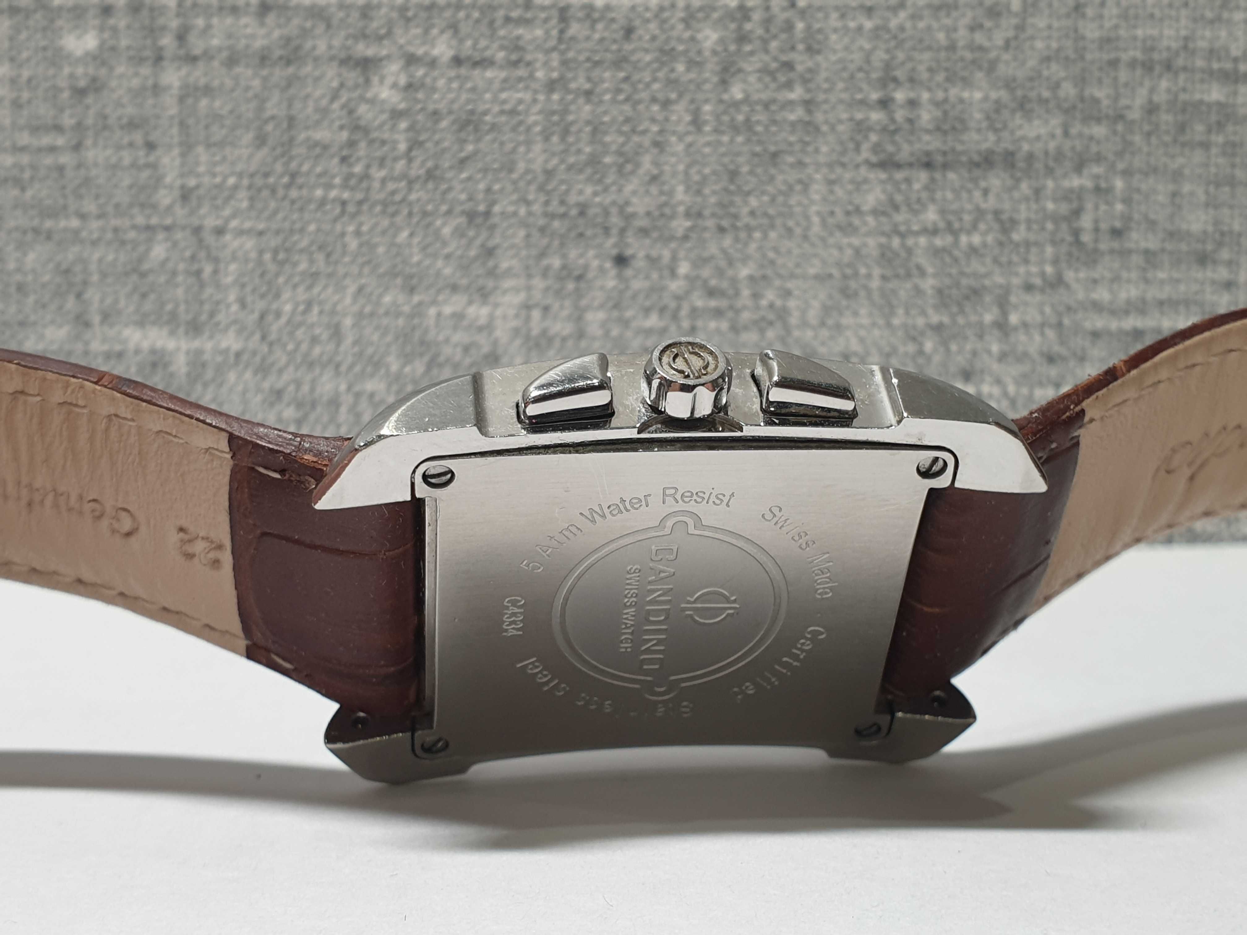 Чоловічий годинник Candino C4334 Chronograph Swiss Made