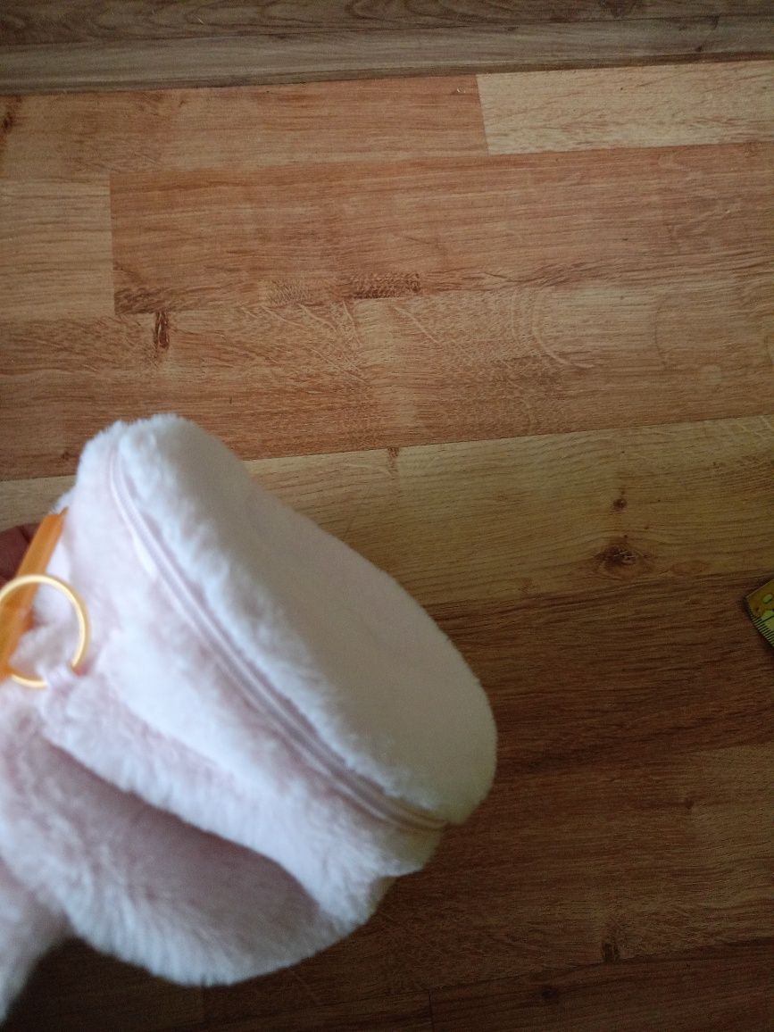 Nr228) mała torebka zawieszka na drobiazgi króliczek