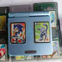 Game Boy Color e Advance SP com imensos jogos e pack bateria