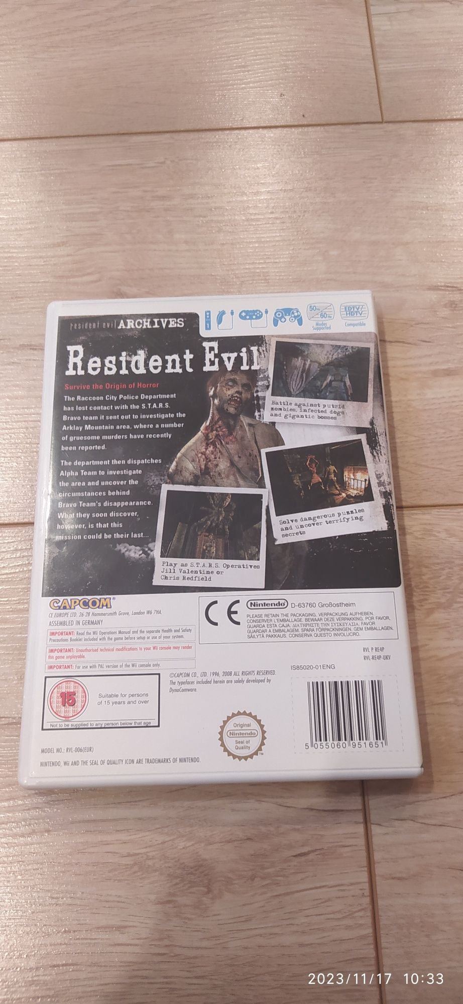 Resident Evil Archives Nintendo Wii UK PAL NMint