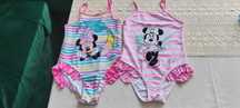 Stroje kąpielowe 122/128 myszka minnie.