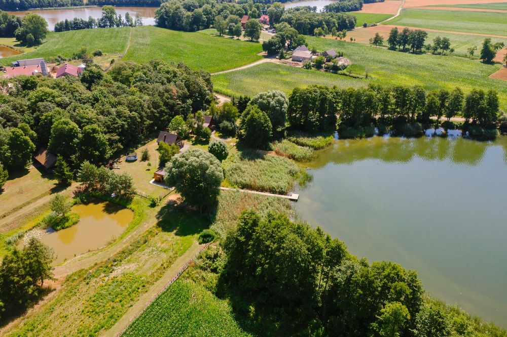 Wynajmę domki drewniane przy jeziorze w Wlkp. #sauna #balia