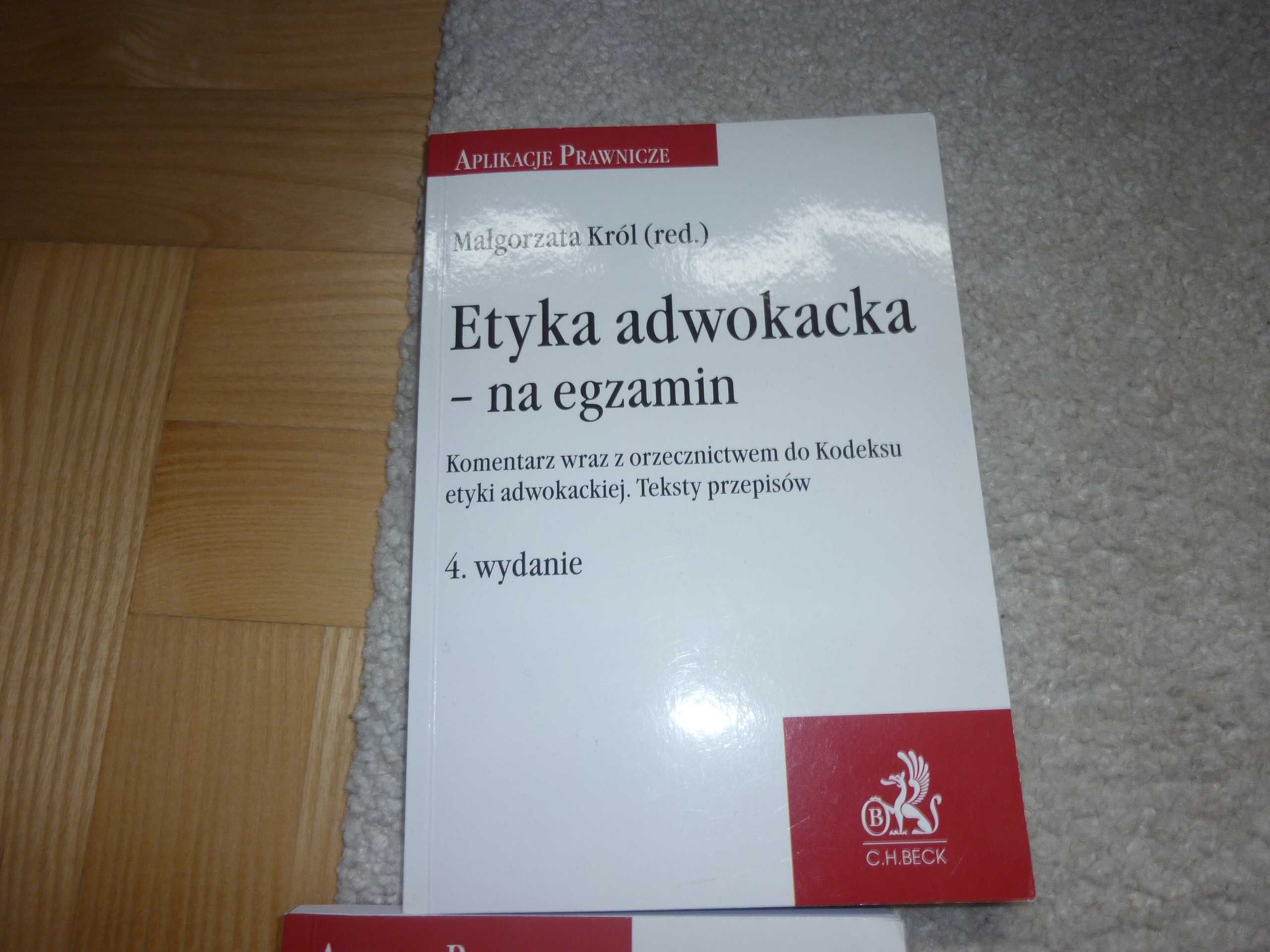 Książki na egzamin adwokacki