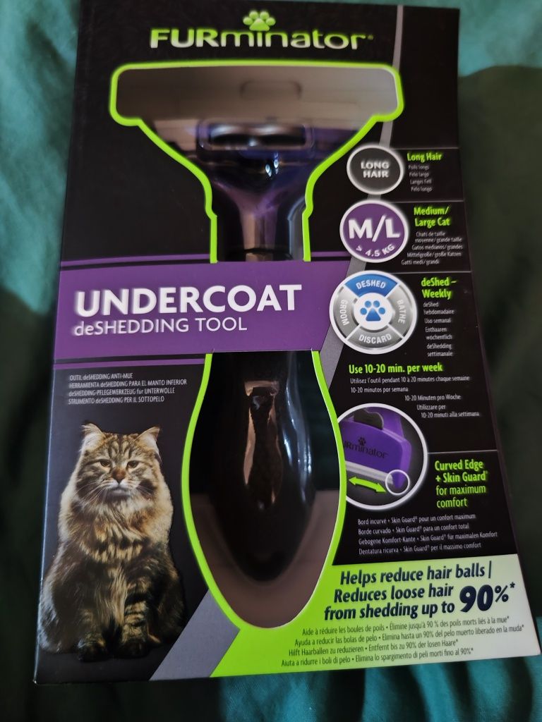 Grzebień Furminator undercoat S/M do długiej siersci