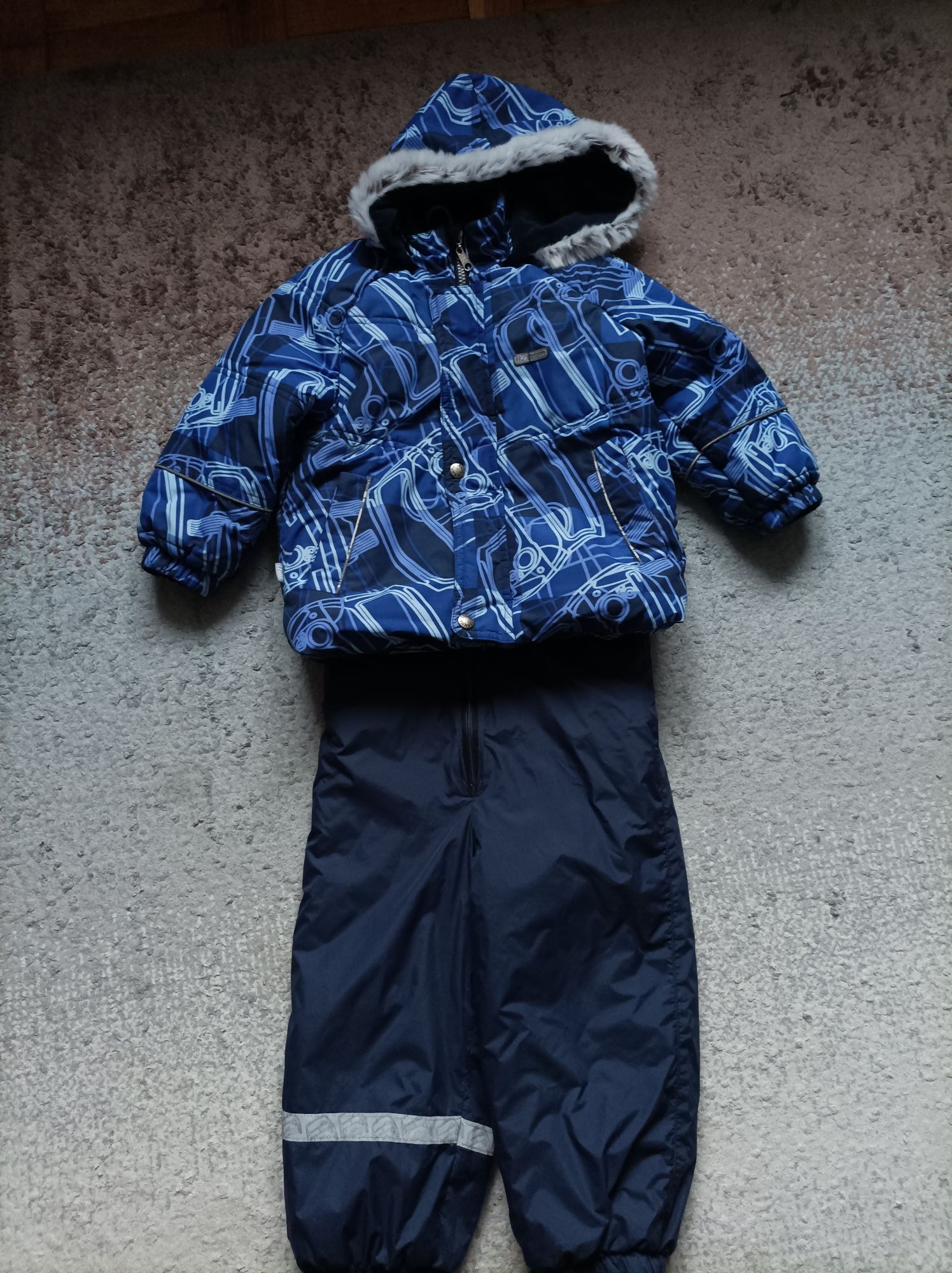 Комбінезон зимовий дитячий для хлопчика lenne 92+6,куртка ,штани