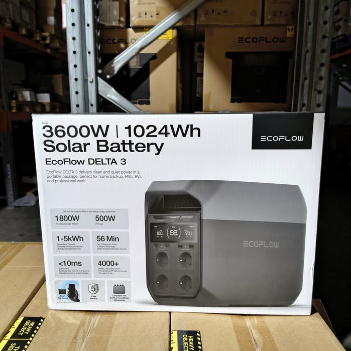 Зарядна станція Ecoflow Delta 3 1024 Wh 1800W