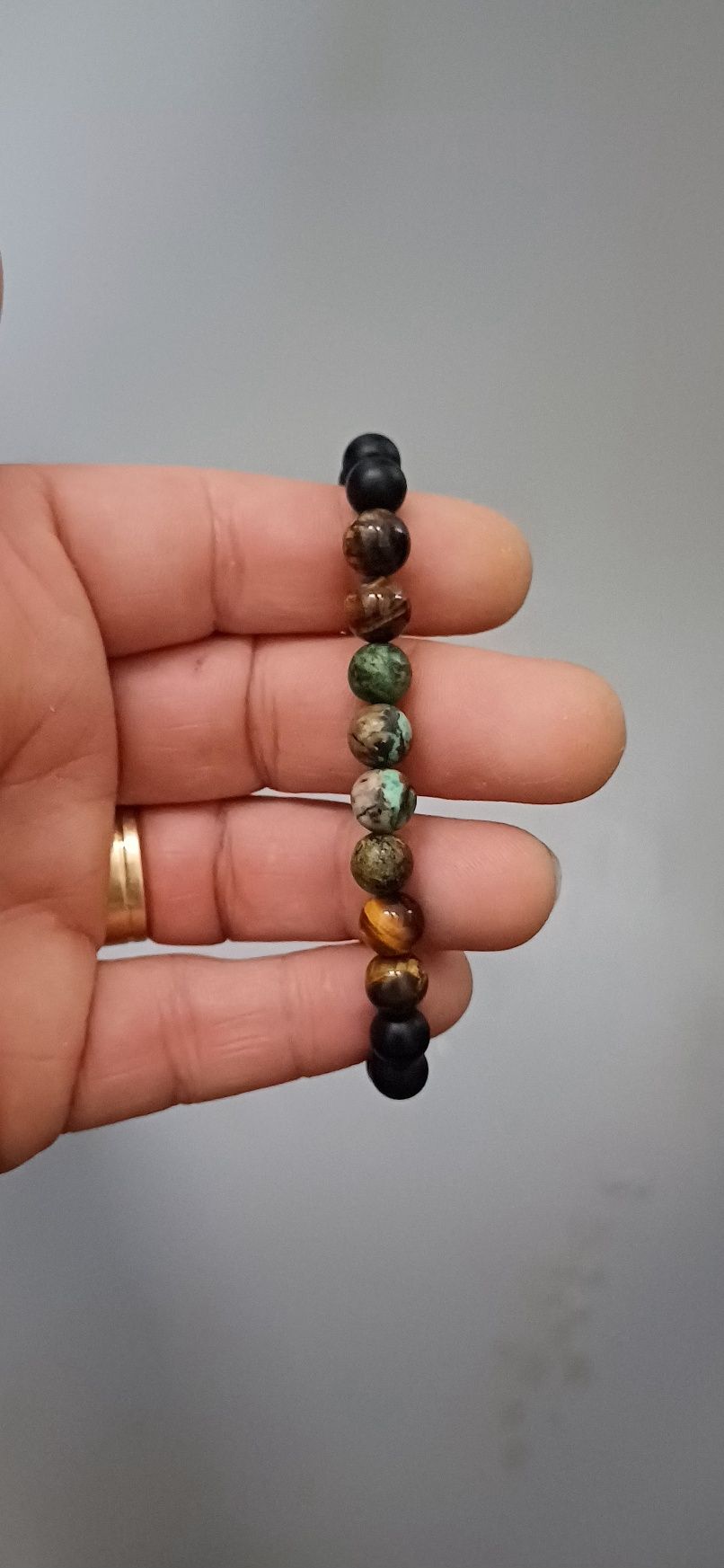 Pulseira Masculina com Pedras Naturais  - Pulseiras Me4You