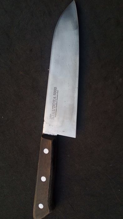 Nóż japoński Kikutora santoku stal molibden wanad
