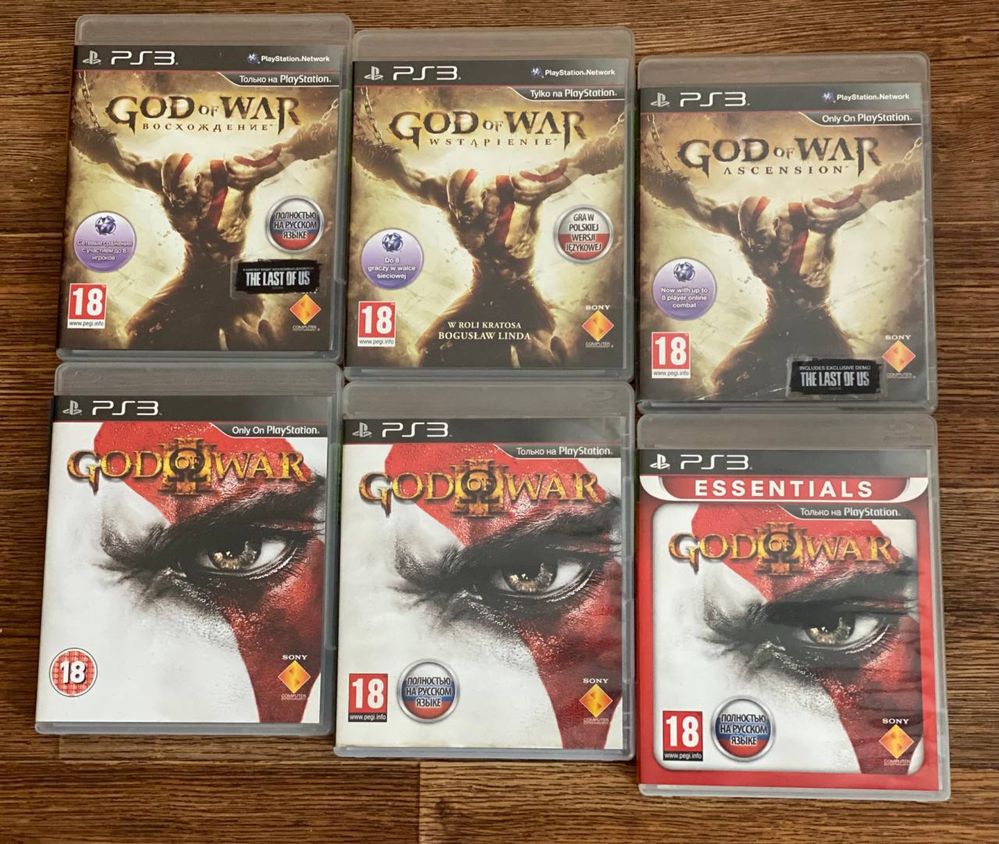 Ігри Sony PlayStation 3: God of War, Resident Evil, Metro, Doom, ICO