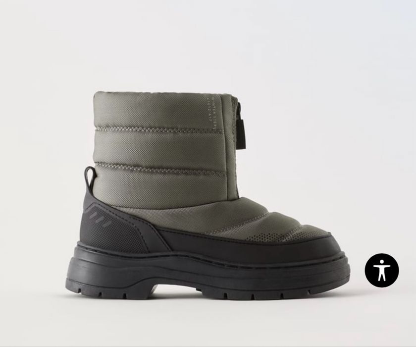 Зимні черевики zara, 29 р, 30р дутіки зимові