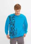 B.P.C męska bluza z nadrukiem niebieska r.XL