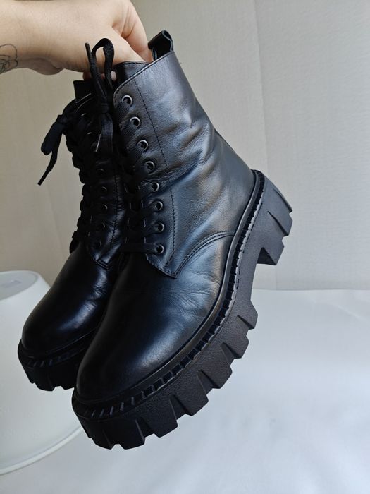 Шкіряні ботінки жіночі 39 розмір