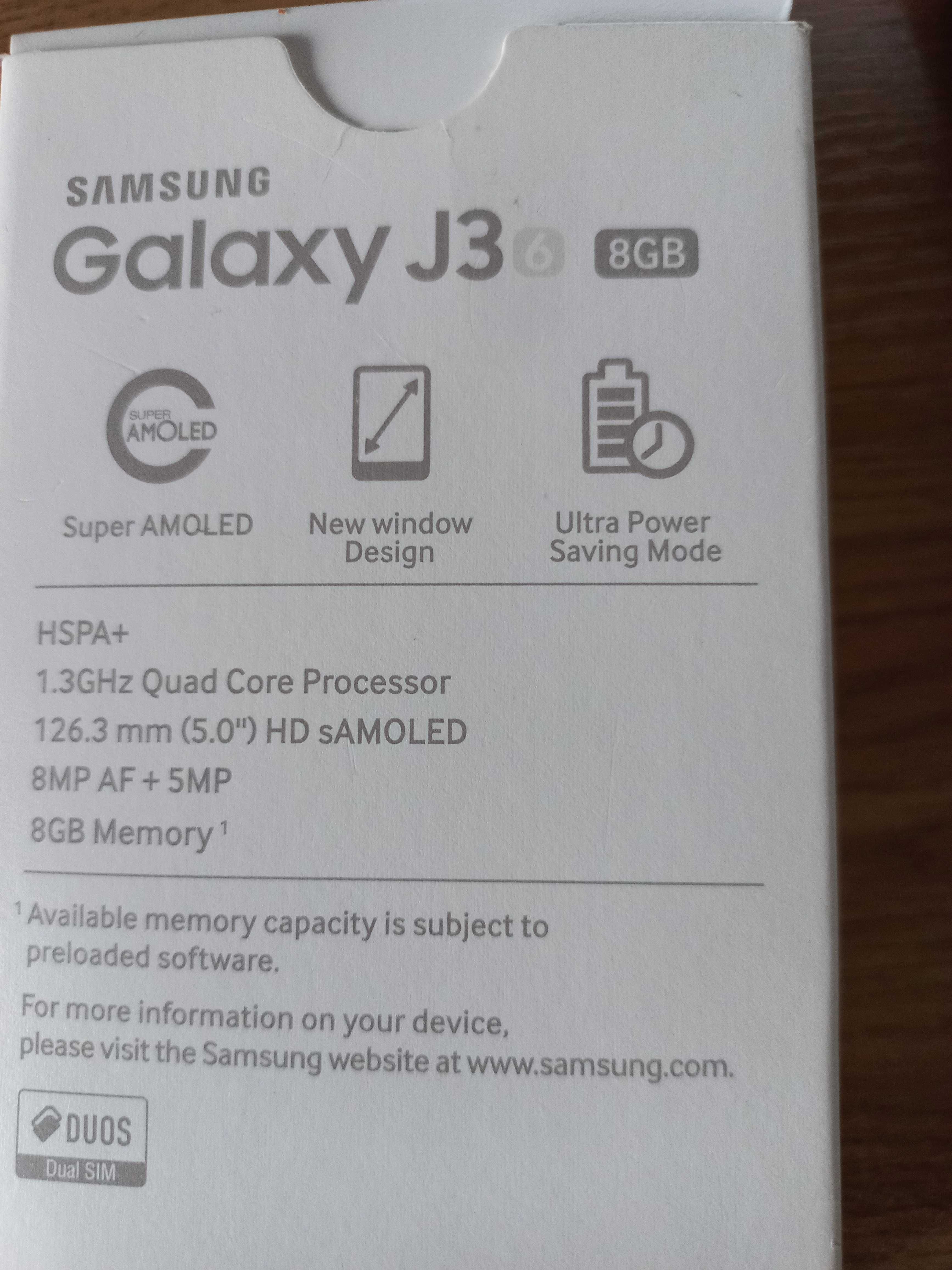 Samsung Galaxy J3 2016 Duos (SM-J320) Black