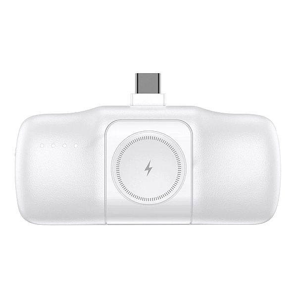 Mini powerbank Wozinsky WF16-YCS 5000mAh 15W USB-C z wbudowanym kablem