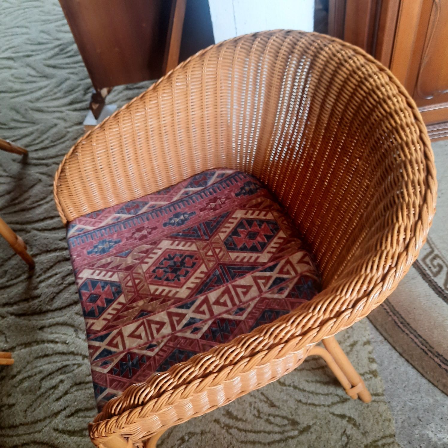 Ładny kpl ratanowy na balkon taras