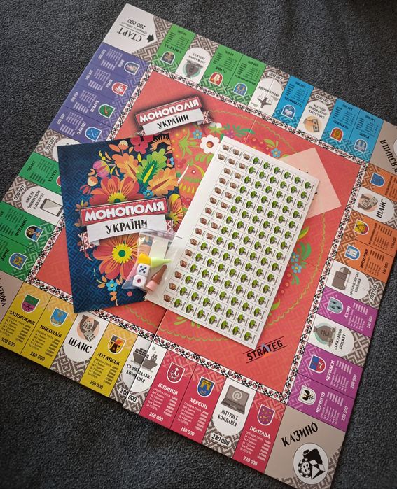 Gra planszowa Strateg Monopoly Ukraina Монополія України