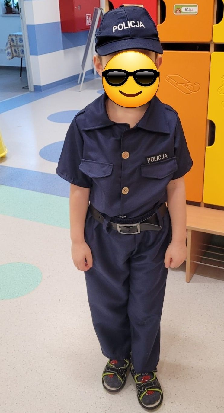 Przebranie - strój policjant rozmiar 122/128