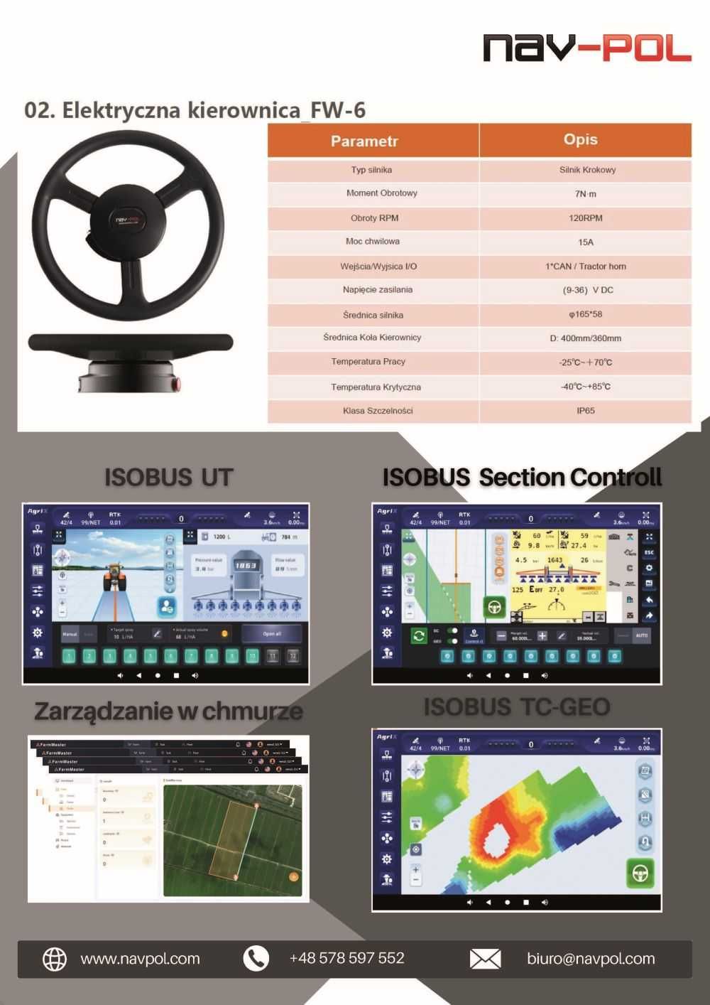 Nawigacja RTK od HUACE (CHC) jak NX612 NF12 NAV-POL