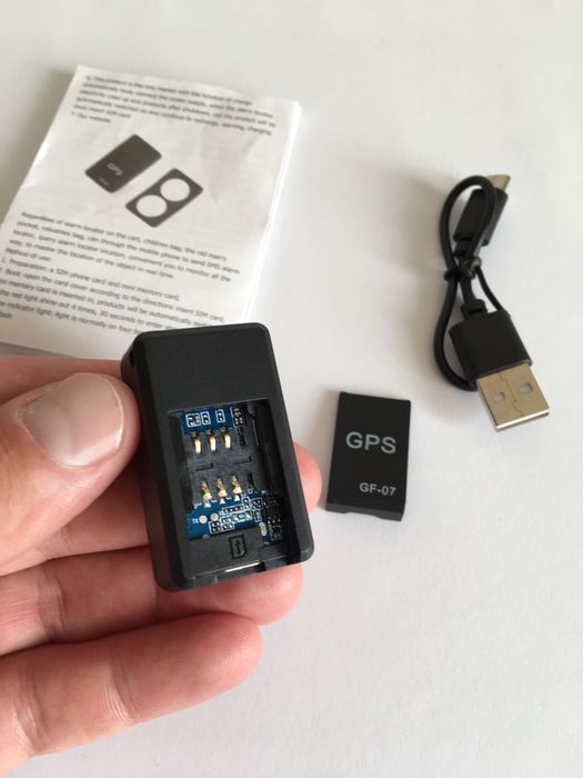 Міні GPS трекер GF-07 з мікрофоном, с микрофоном мини