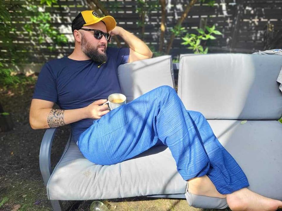 Alladynki Szarawary Spodnie do jogi/medytacji/na co dzień-100% bawełna