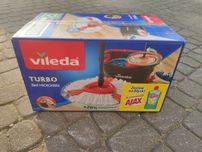 Mop Vileda Turbo 2in1 2w1 Microfibre obrotowy płyn Ajax gratis