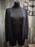 Banana republic kardigan granatowy moher welna S