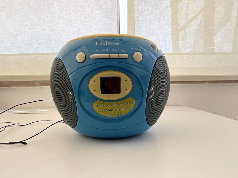 Minions Radio leitor CD portátil