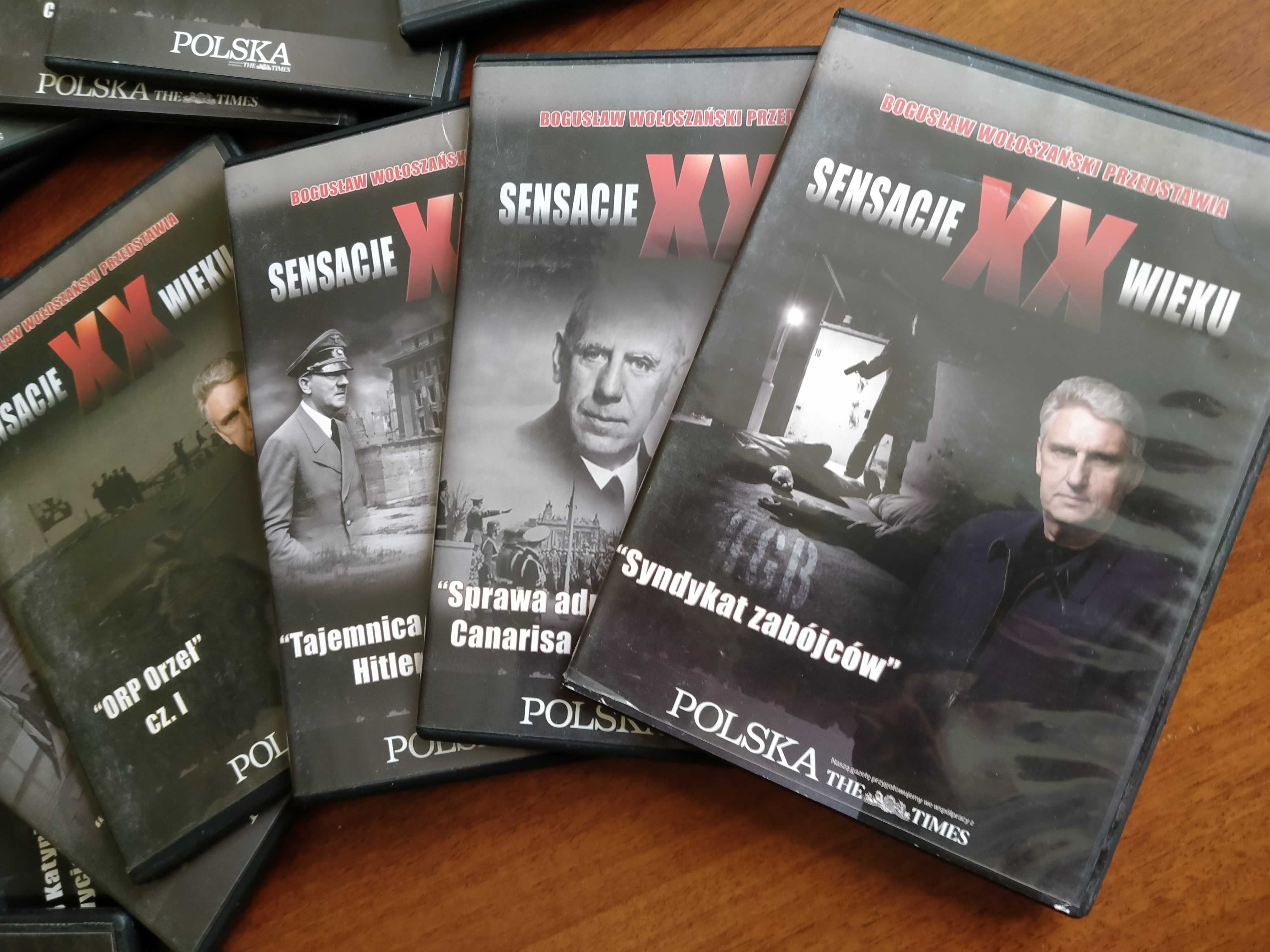 Sensacje XX wieku 18 płyt Bogusław Wołoszański, jak nowe, prezent