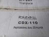 Duplo Leitor de CD's IBIZA SOUND CDX-110