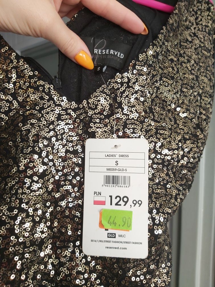 Sukienka Reserved 36 S cekiny