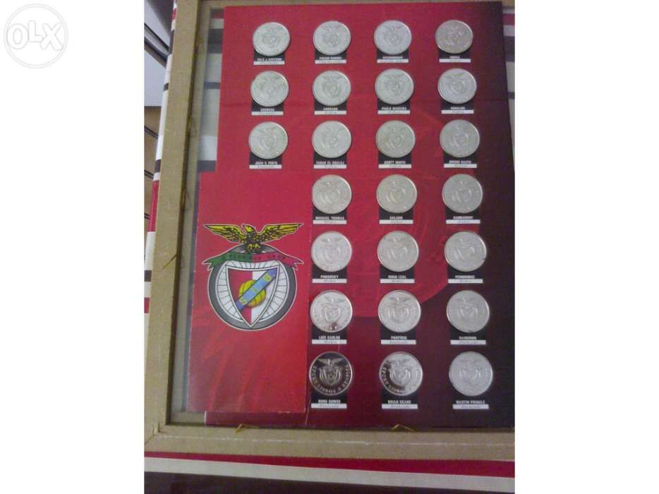 Medalhas - os três grandes do futebol português 1998 slbenfica - colec