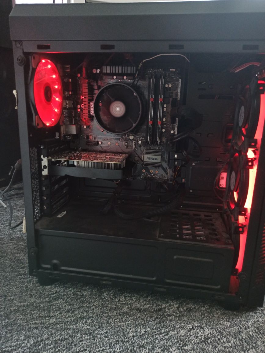 Komputer Gamingowy Ryzen, GTX, Wi-Fi,  HDMI, SSD, Zestaw.